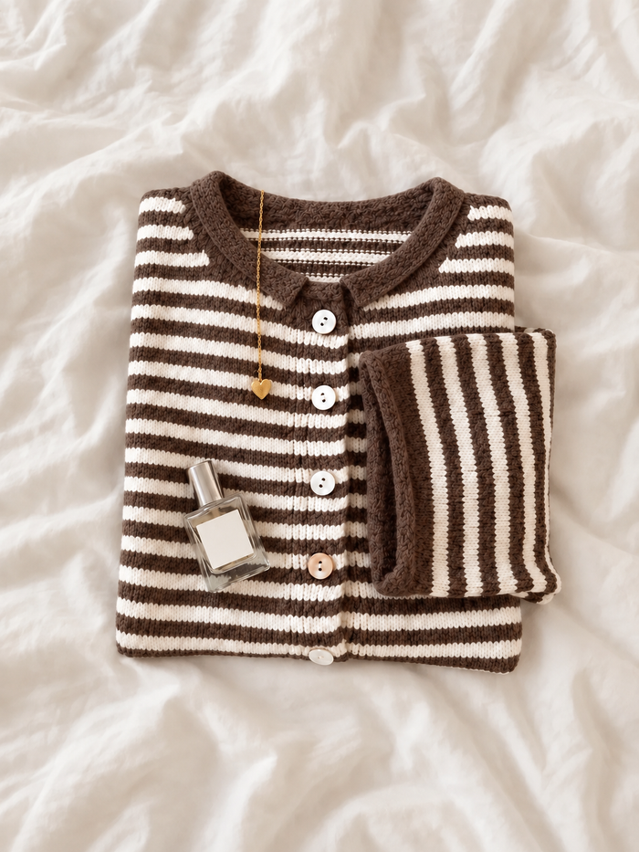 Gisèle Cardigan Chocolate