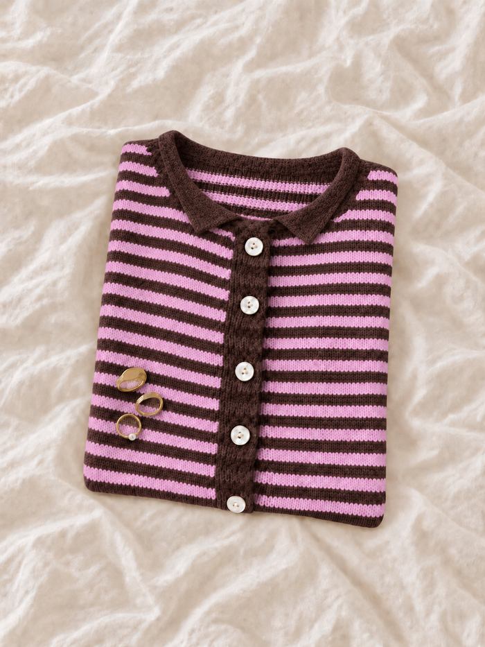 Gisèle Cardigan Plum