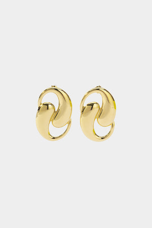 Boucles d'Oreilles Géométriques Dorées