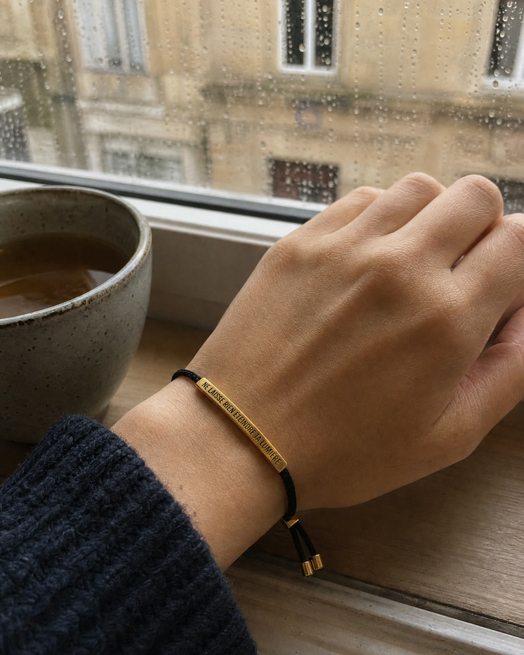 Bracelet Ne laisse rien éteindre ta lumière