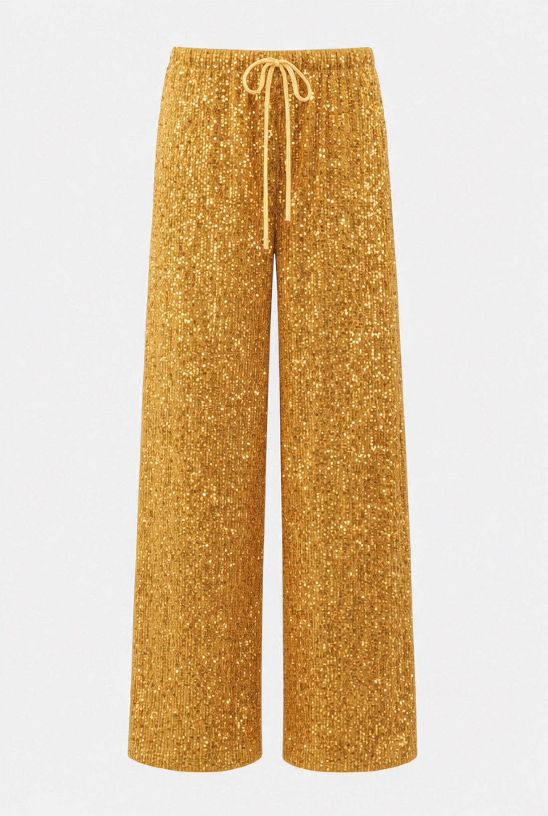 Joséphine — Pantalon large à sequins et nœud