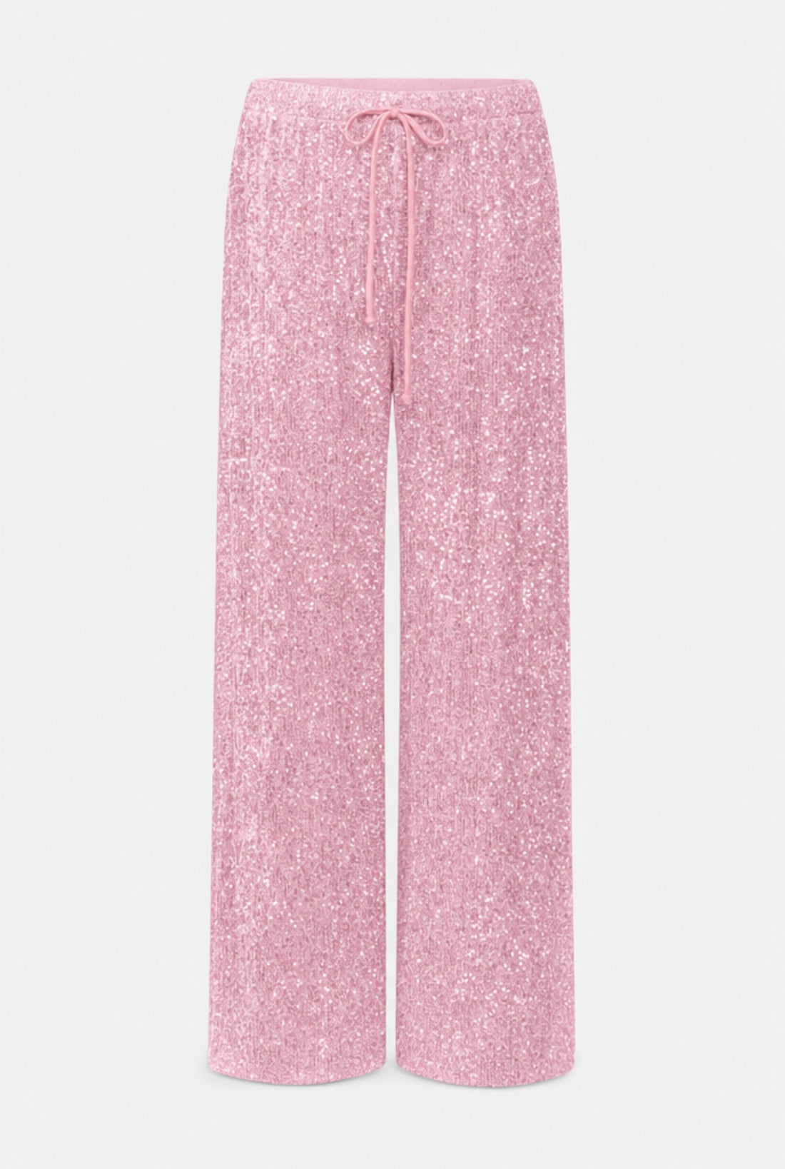 Joséphine — Pantalon large à sequins et nœud