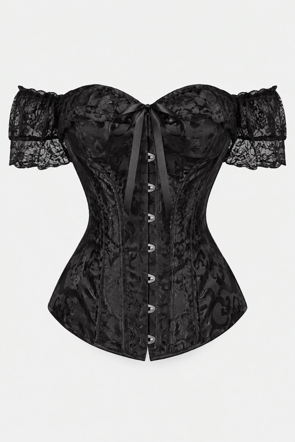 Lenore — Corset épaules dénudées en dentelle