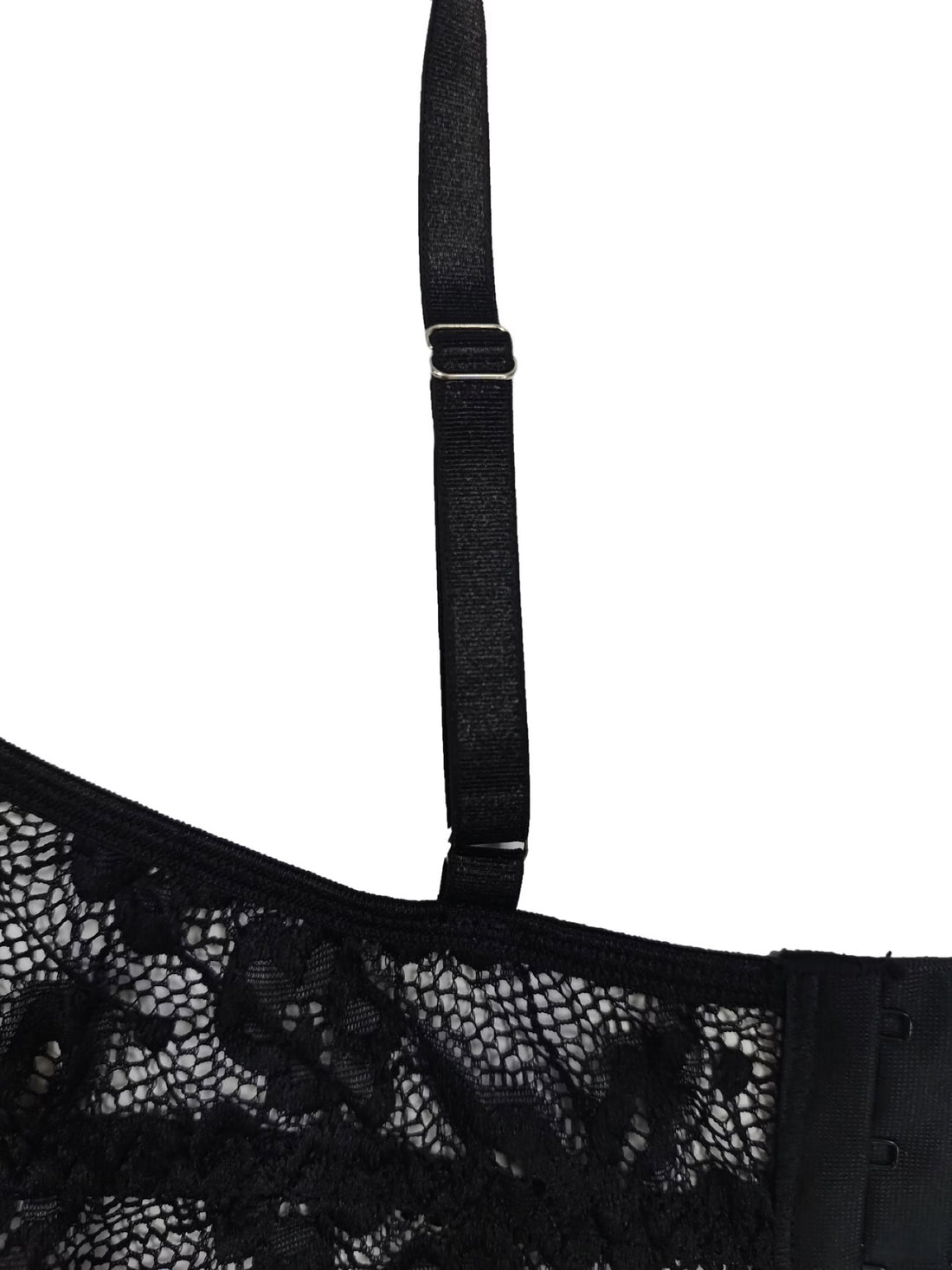Morticia — Bustier en dentelle à chaînettes
