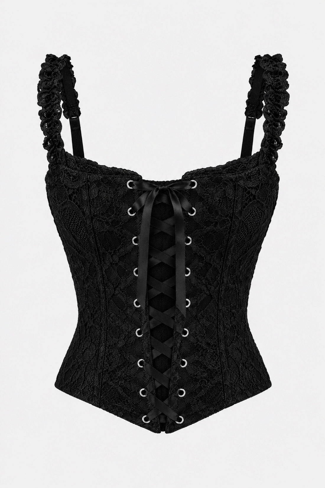 Nocturna — Bustier en dentelle à laçage
