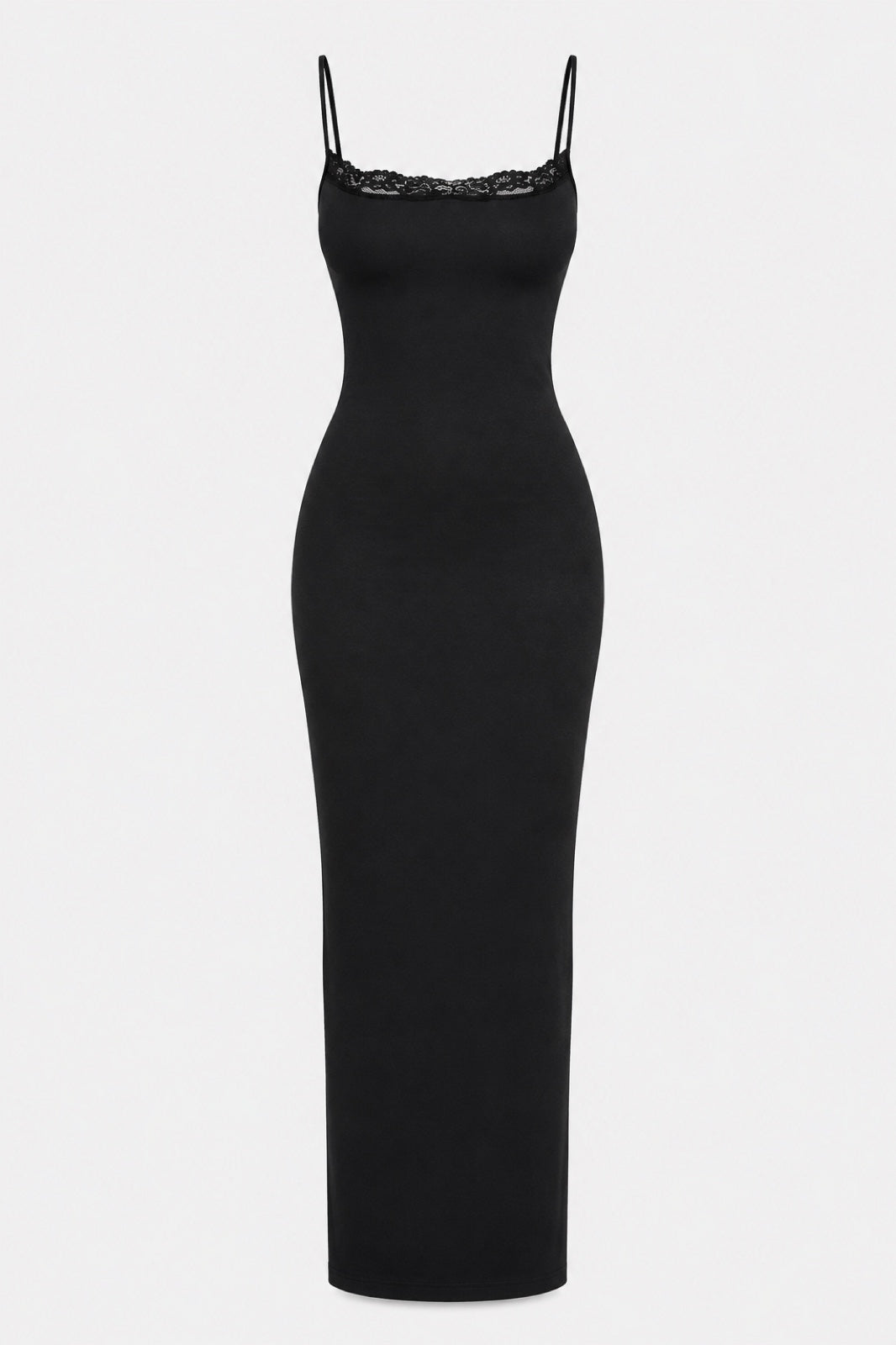 Nocturna robe longue nuisette bordure dentelle