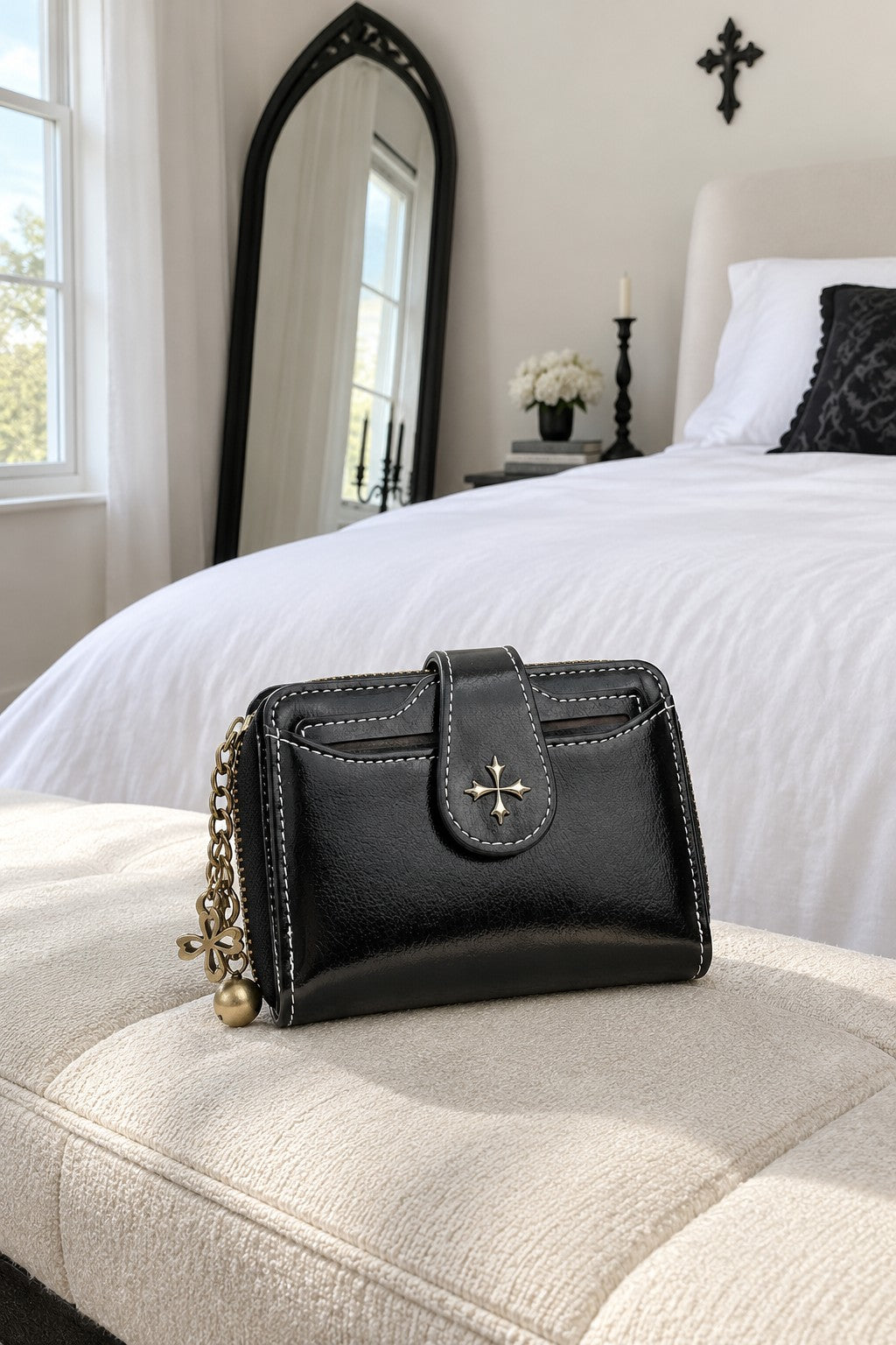 Relique — Petit portefeuille croix