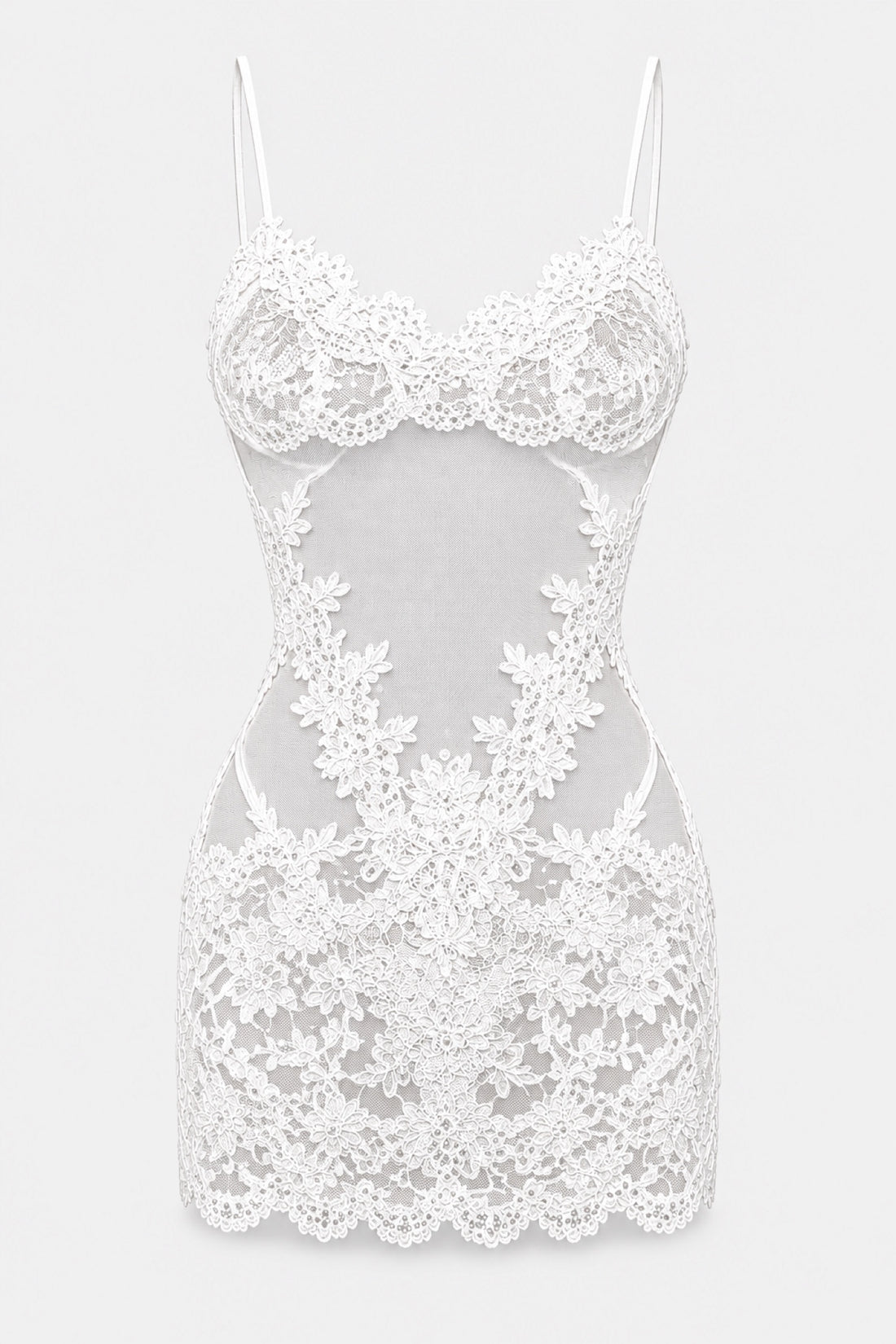 Séraphine — Nuisette en dentelle et tulle