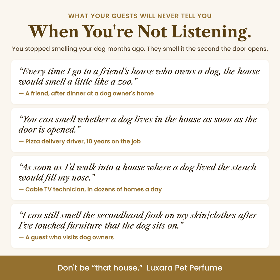 What your guests will never tell you