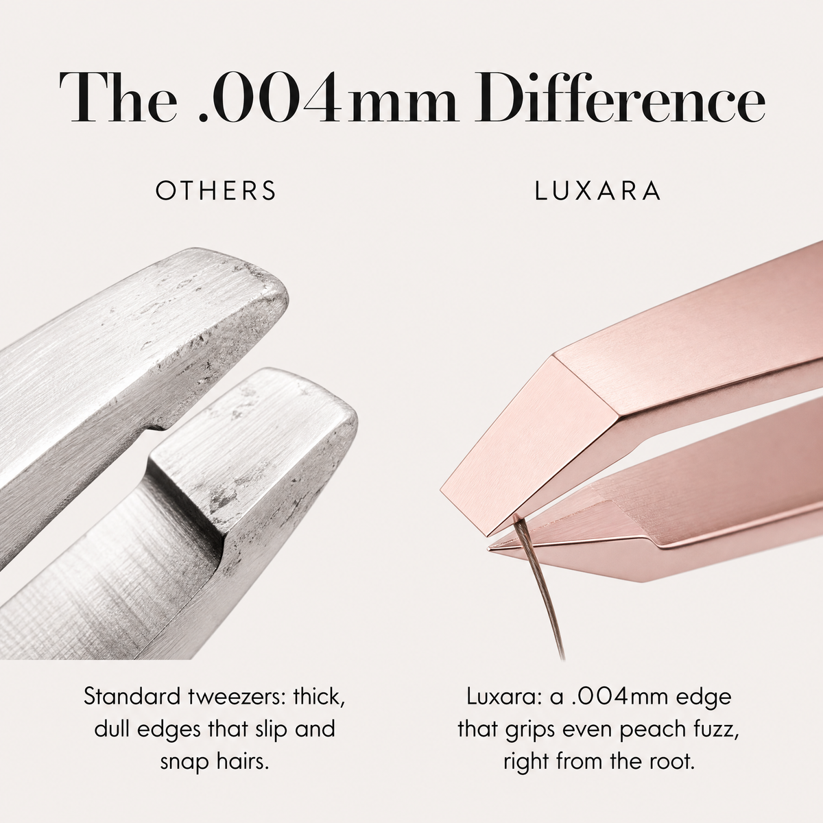The .004mm difference vs standard tweezers