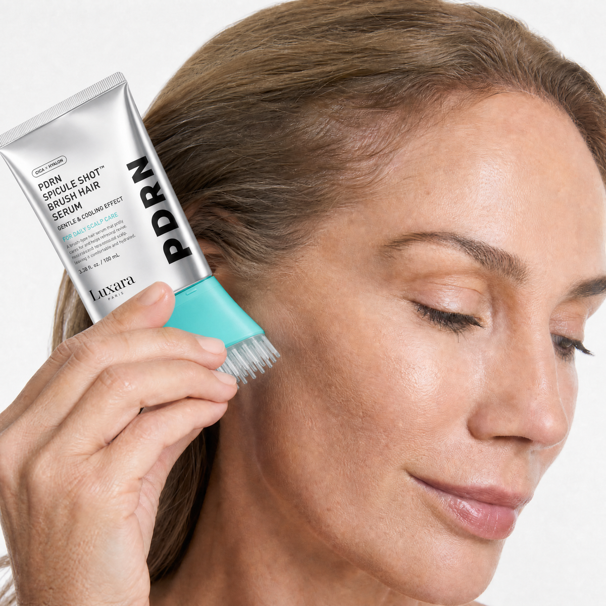 Luxara PDRN scalp brush serum