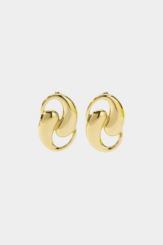 Boucles d'Oreilles Géométriques Dorées