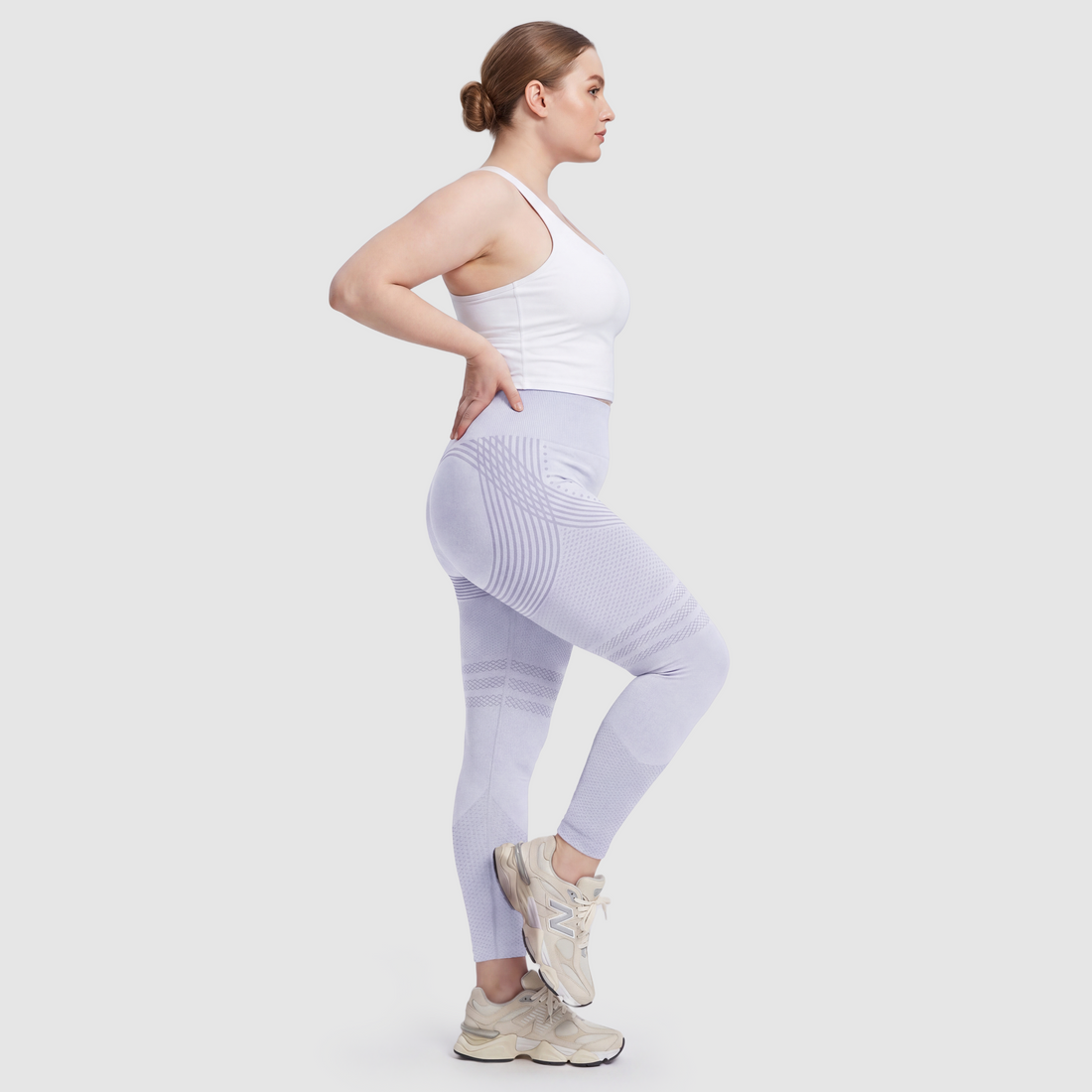 Legging Sculpt 3D Bleu clair