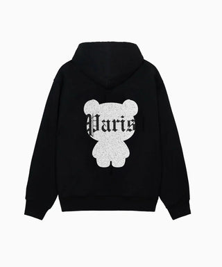 Hoodie Luxara Paris  - Black Bear