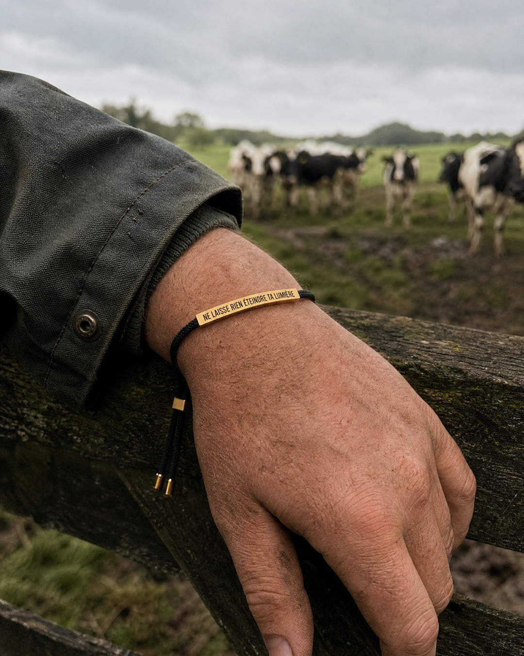 Bracelet Ne laisse rien éteindre ta lumière