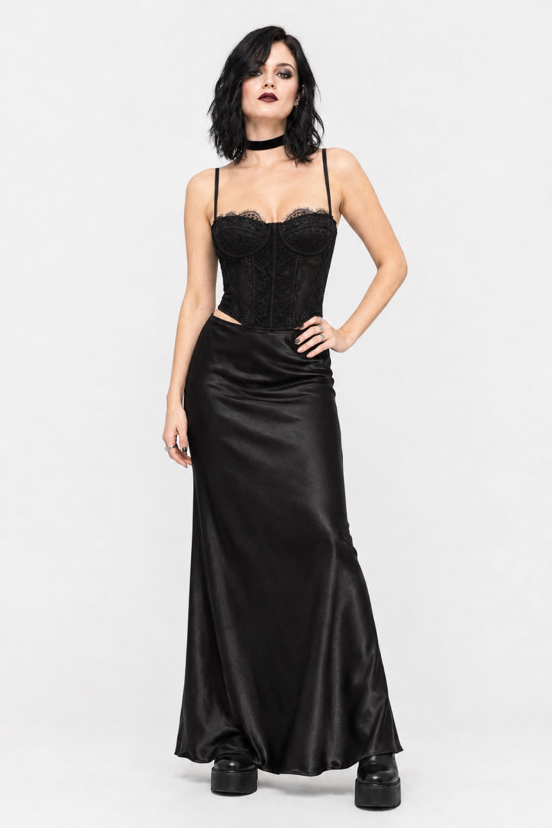 Carmilla — Bustier corset en dentelle