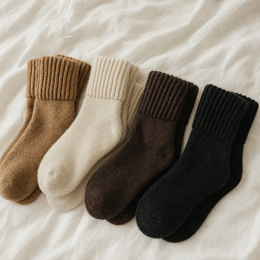 Chaussettes Ultra-Confort — Lot de 4 paires fourrées