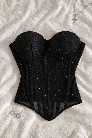 Étoile — Corset bustier pailleté