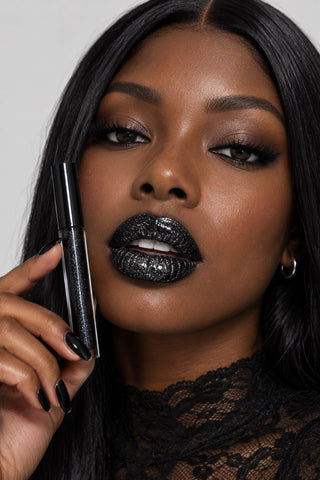 Étoile Noire — Gloss noir pailleté