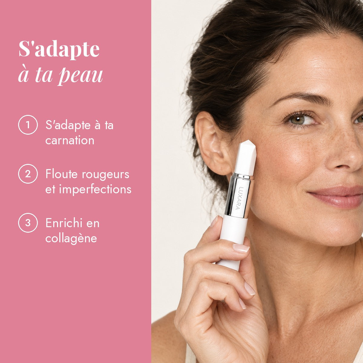 Luxara – Fond de teint adaptatif anti-âge