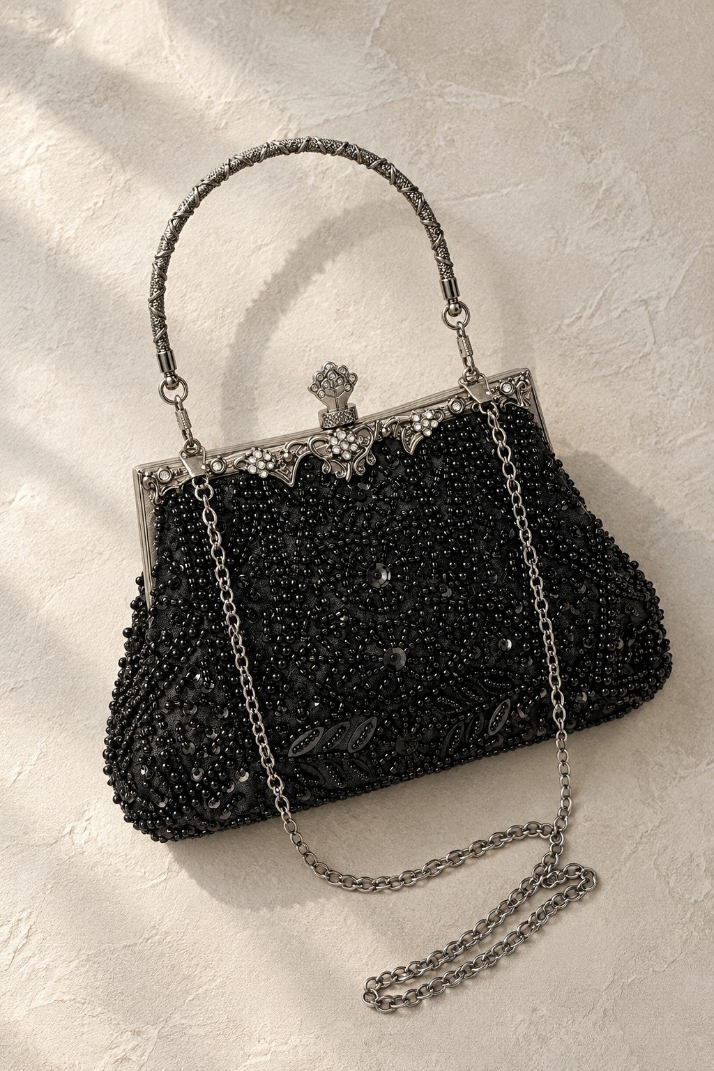 Gatsby — Sac du soir perlé vintage