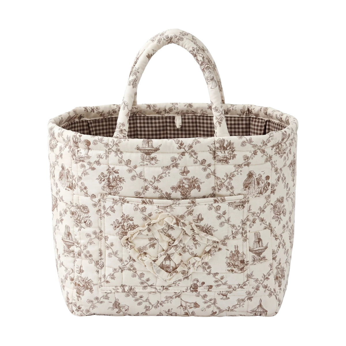 Juliette basket mocha toile