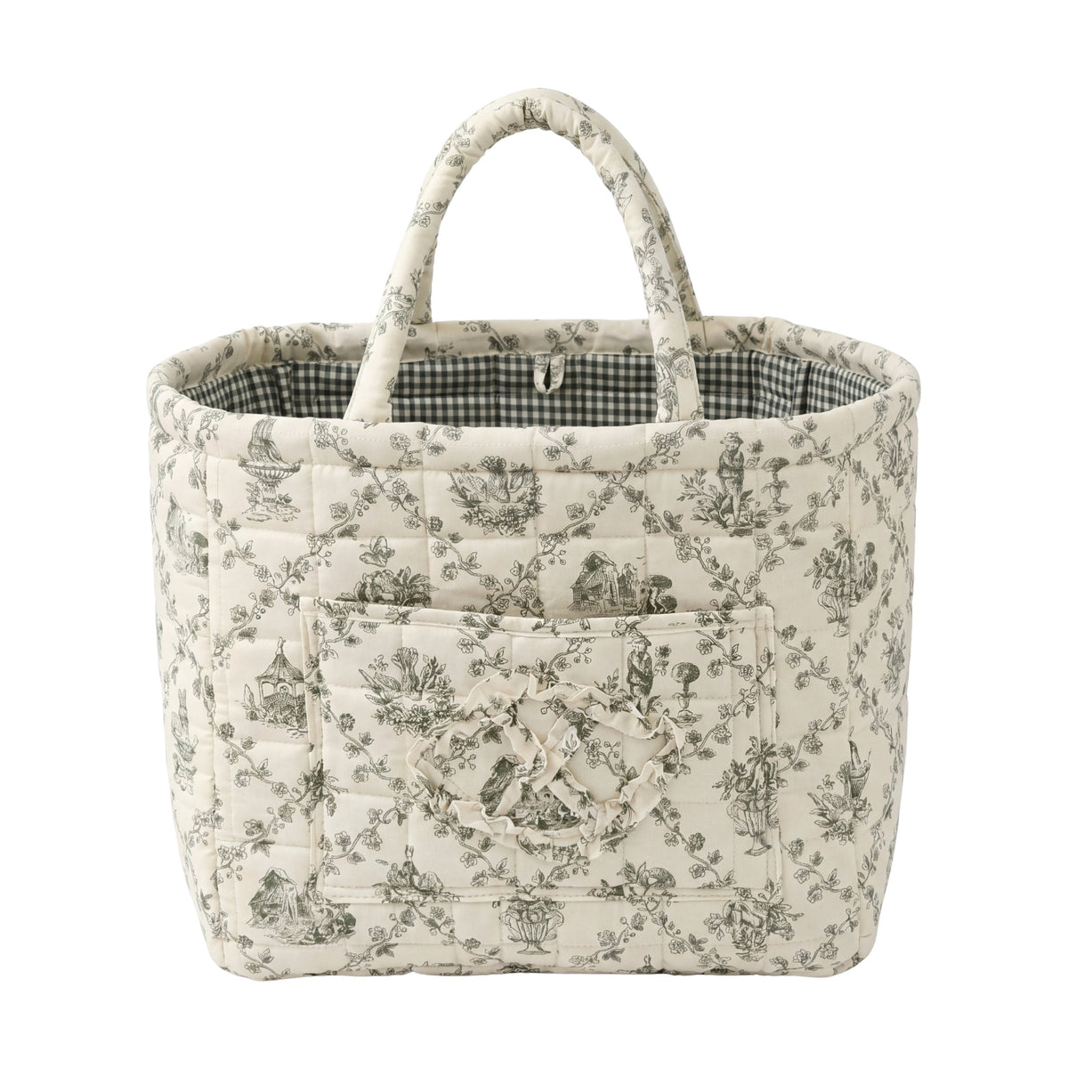 Juliette basket sage toile
