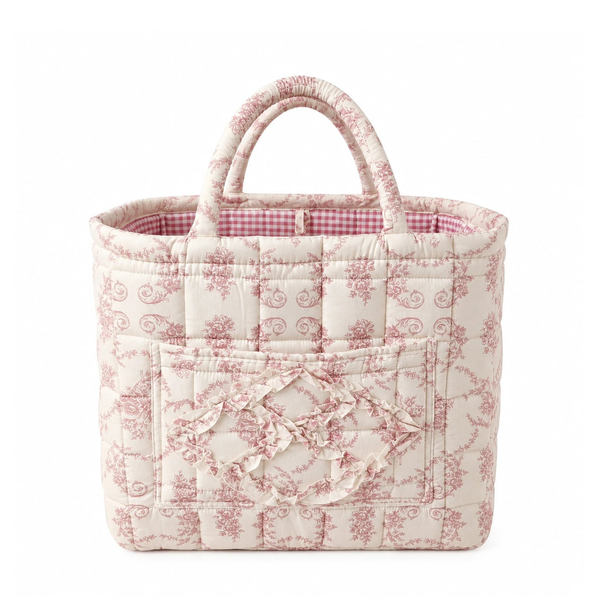 Juliette basket rose toile
