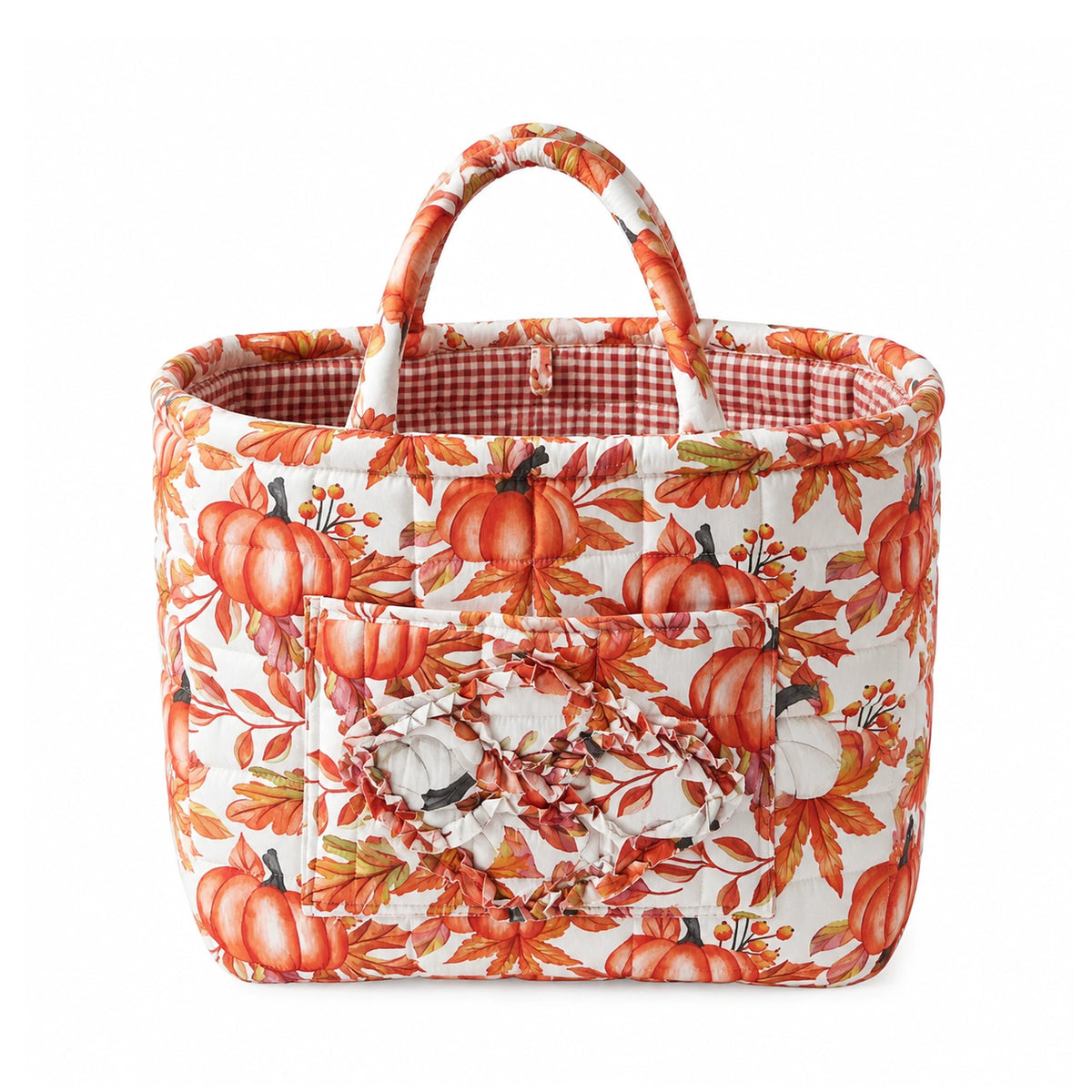 Juliette basket pumpkin orange