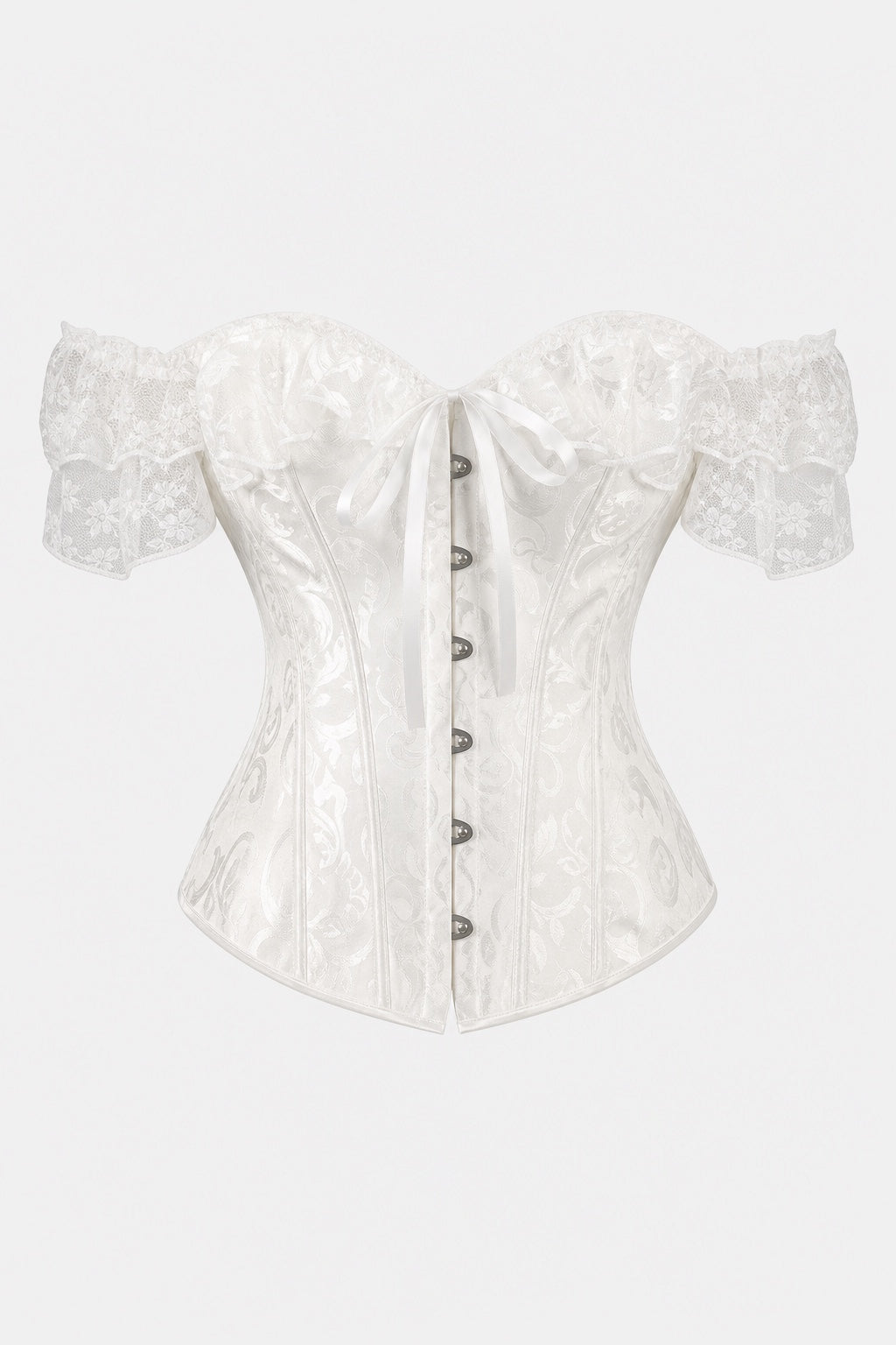Lenore — Corset épaules dénudées en dentelle