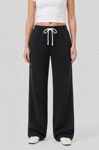 Margot fleece-lined pants black