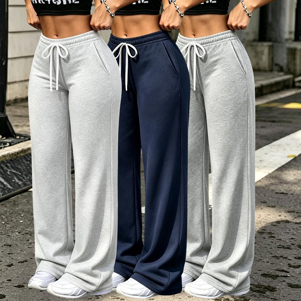 Margot fleece-lined straight leg pants