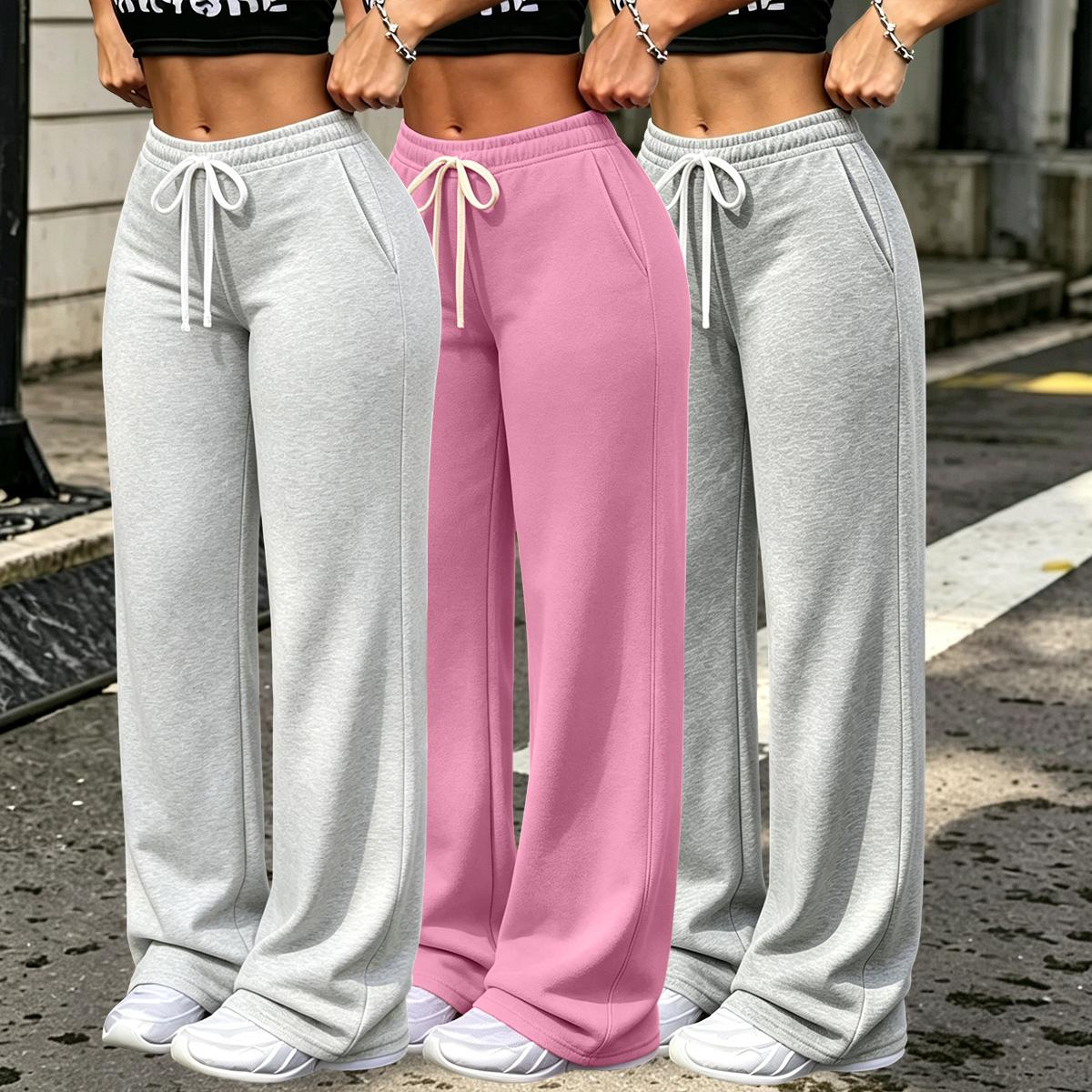 Margot fleece-lined straight leg pants