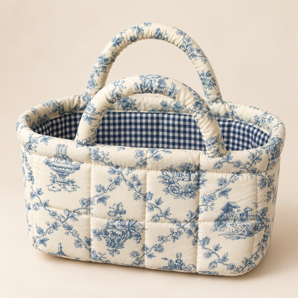 Mini Juliette Toile de Jouy Bleue