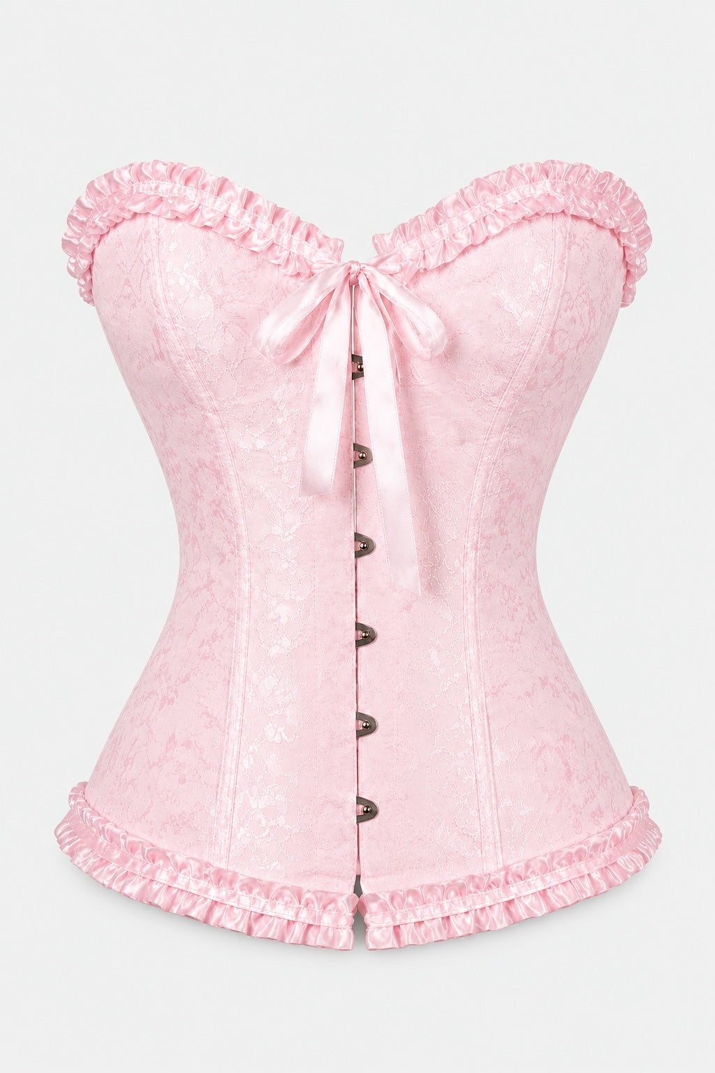 Ophélie — Corset bustier brocart à lacer