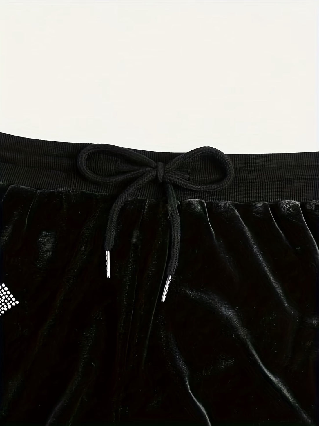 Velvet — Short velours à cordon